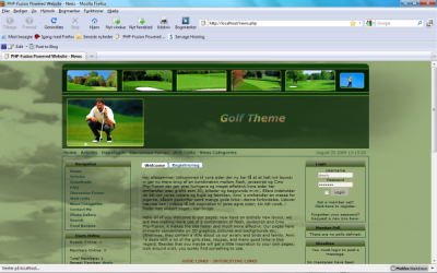 Golf theme